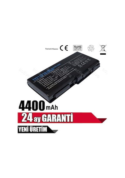 Toshiba Satellite P500, P500d, P505, P505d Uyumlu Batarya Pil