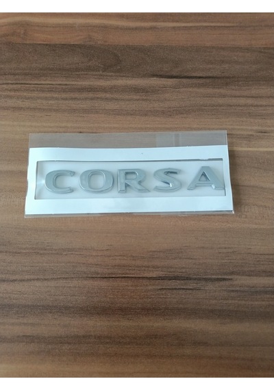Opel "corsa" Bagaj Yazısı 'corsa' D Arka Bagaj Yazısı