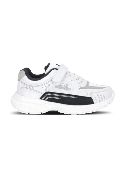 Slazenger Pırus Unisex Çocuk Beyaz / Lacivert Günlük Spor Ayakkabısı Beyaz - Lacivert