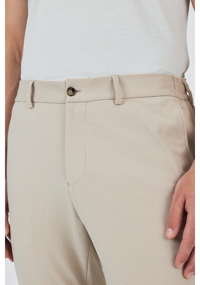 İmza Bej Esnek Yandan Cepli Casual Slim Fit Jogger Pantolon 1003250162 Bej