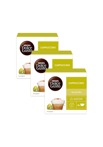 Dolce Gusto Cappuccino Kapsül Kahve 16 Adet X 3 Kutu Öğütülmüş