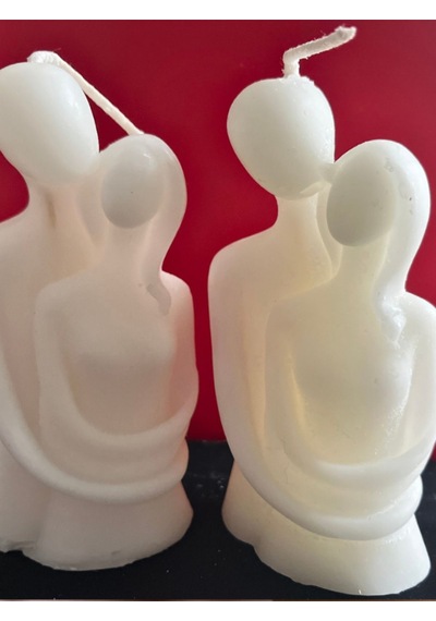 Bernami Biblo Pinterest Sarılan Çift Mum 2'li