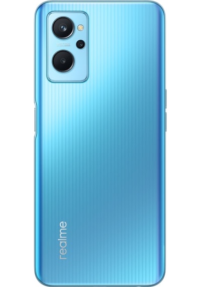 Oppo Realme 9i Arka Pil Batarya Kapağı Mavi