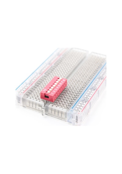 8li Dip Switch 8 Pin Kırmızı Anahtar Açık Kapalı Seçim Adres Ayar On Off