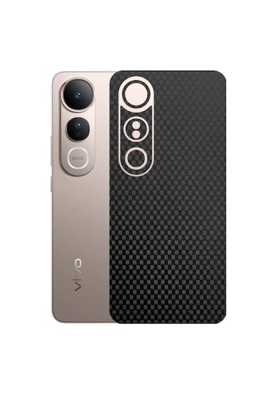 Kapps Vivo V50 Lite İle Uyumlu Fiber Serisi Premium Arka Kapak Kaplama Kenarlar Yoktur 20853606
