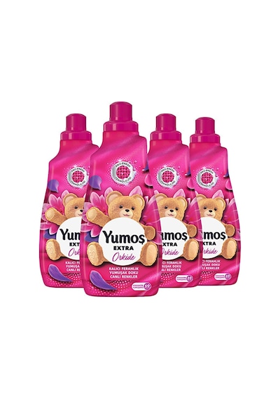 Yumoş Extra Konsantre Çamaşır Yumuşatıcısı Orkide 1440 Ml 60 Yıka 3'lü Set