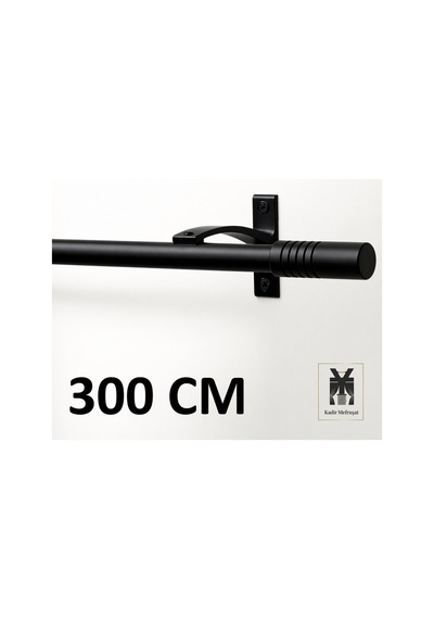 Siyah Alüminyum Tek Kanallı Rustik - Dekoratif Rustik Siyah300cm - 873508043 Siyah300cm