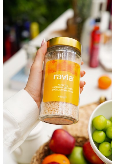 Ravla Altın Tuz Doğal Kaynak Tuzu 450 G
