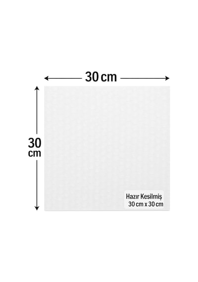 - Hazır Kesilmiş Patpat Balonlu Naylon 30 Cm X 30 Cm Tabak, Tencere, Elektronik Ve Hediye