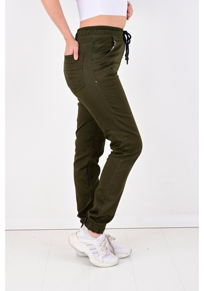 Black Steel Jogger,Bel Ve Paça Lastikli Bayan Pantolon-Byn-1000 (543993463)