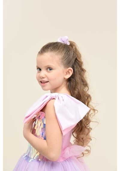 Chaton D'or Kız Çocuk Askılı Tek Omuz Kurdele Detaylı Payetli Tüllü Abiye Elbise 4-8 Yaş Yaş Pembe Chaton D'or Kız Çocuk Askılı Tek Omuz Kurdele Detaylı Payetli Tüllü Abiye Elbise 4-8 Yaş Yaş Pembe