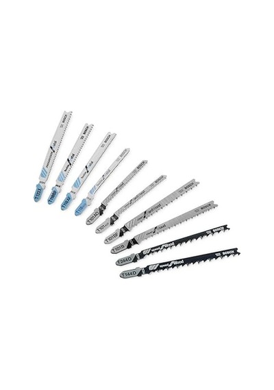 Professional 10 Parçalı Dekupaj Testere Bıçağı Seti Basic For Wood And Metal Ahşap Ve Metal İçin, Dekupaj Teste çok renkli