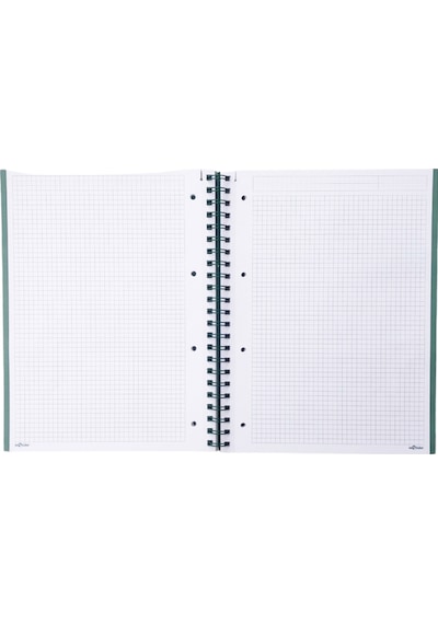 Le Color Armut Desen 2+1 Kareli & Çizgili 235x300 Spiralli Defter