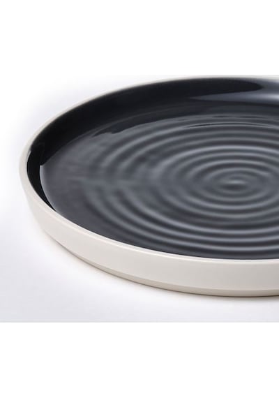 Ikea Ombonad Tatlı Tabağı Seti, Gri, 20 Cm, 2 Adet
