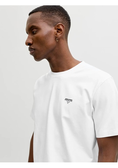 Jack & Jones Jack&jones Jprblatyler Ss Tee Erkek T-shirt 12292383 Beyaz