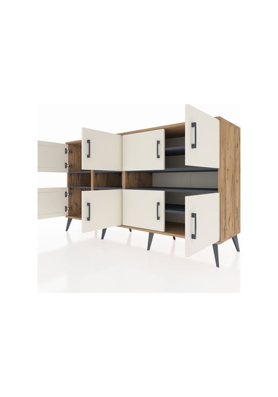 Kronos Konsol 8 Raflı 8 Kapaklı 176x59x99 Çam-aytaşı/antrasit Çam-aytaşı/antrasit Kronos Konsol 8 Raflı 8 Kapaklı 176x59x99 Çam-aytaşı/antrasit Çam-aytaşı/antrasit