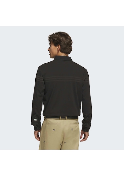 Adidas Originals Twistknit Erkek Siyah Uzun Kollu Polo Tişört Kr5432