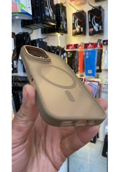 Apple iPhone Uyumlu  16 Kamera Korumalı Mat Magsafe Wireless Şarj Destekli Renkli 45657