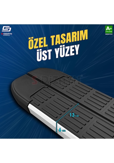 S-dizayn Jaecoo J7 S-line Aluminyum Yan Basamak 183 Cm 2023 Üzeri