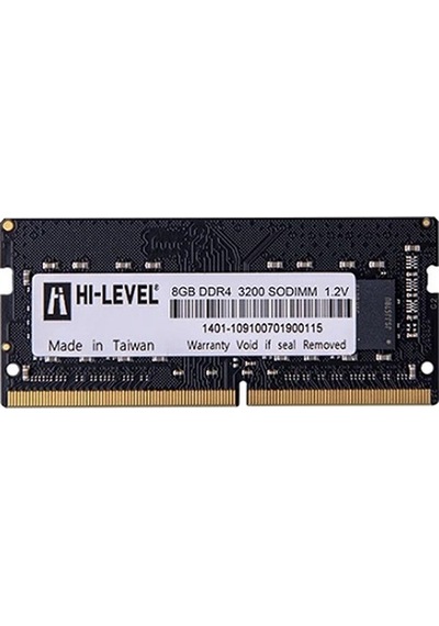 Hı-level 8gb Ddr4 3200mhz Notebook Ram Hlv-sopc25600d4/8g 1.2v