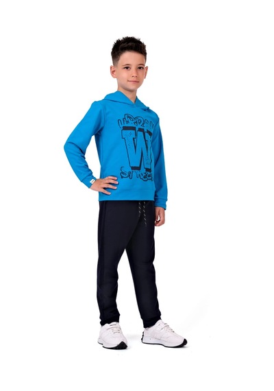 Mnk Baby & Kids Urban W Street Çocuk Eşofman Mnk0617 Saksmavi