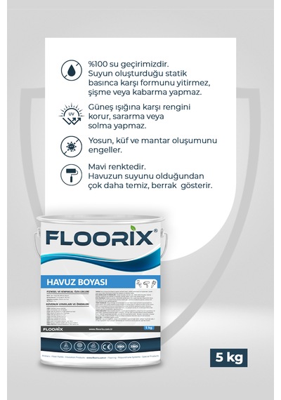 Floorix Havuz Boyası 5 Kg