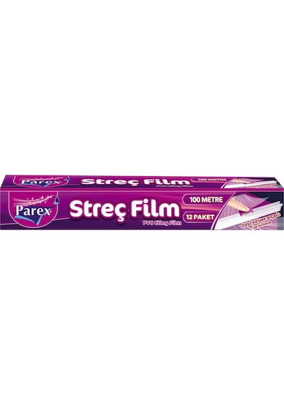 Kesme Bıçaklı 100m Streç Film 12'li Paket Diğer