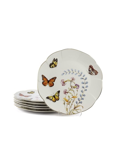 Mariposa 6'lı Servis Tabağı 27cm-7588 Çok Renkli