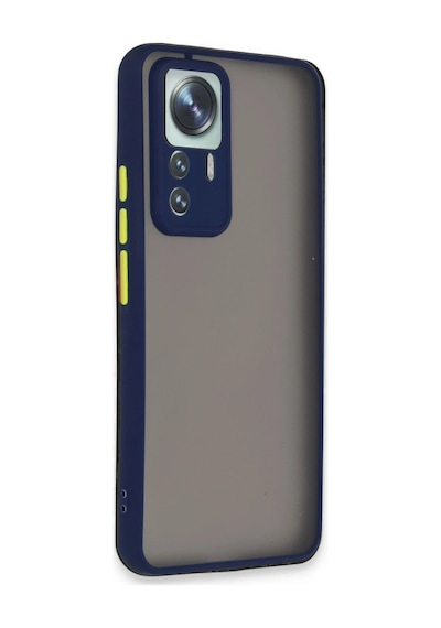 Newface - 829 - Xiaomi Mi 12t Pro Kılıf Montreal Silikon Kapak - Edntrend - - Lacivert