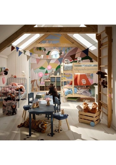 Ikea Alptall Rulo Boyama Kağıdı, Beyaz, 8 M, Himalayalar