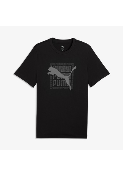 Puma Graphic Erkek Siyah T-shirt 691775