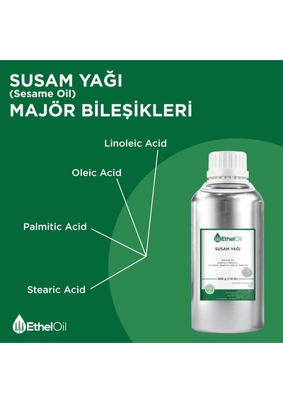 Etheloil Susam Sabit Yağı 500 G