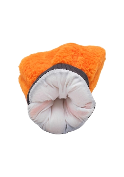 Autofresh Welsoft Oto Yıkama Eldiveni Astarlı Araç Temizleme Mikrofiber Araba Cila Eldiveni Turuncu