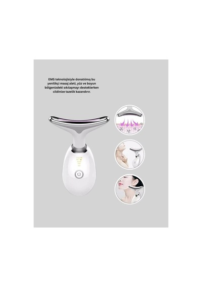 Kırışıklık Azaltıcı Led Işık Cilt Bakım Aleti 7 Renk Yeni Nesil - Hs08379277-4320 Renkli