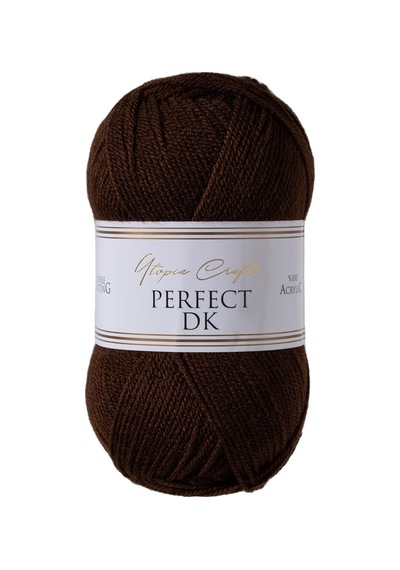 Utopia Crafts Perfect Dk %100 Akrilik Yumuşak Örgü İpi 100g 300m - Koyu Kahve