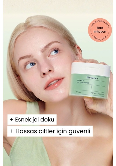 Defacto Biodance Sea Kelp Gel Toner Yatıştırıcı Tonik Ped 60 Adet H3437AXNS