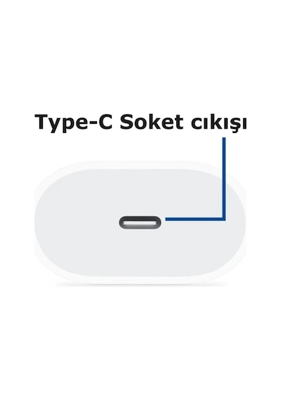 20w Gerçek Güç Pd Type-c Çıkışlı Hızlı Şarj Tek Adaptör