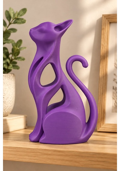Modern Kedi Figürlü Dekoratif Biblo 04862850