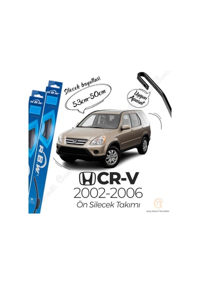 Honda CR-V Muz Silecek Takımı (2002-2006) RBW