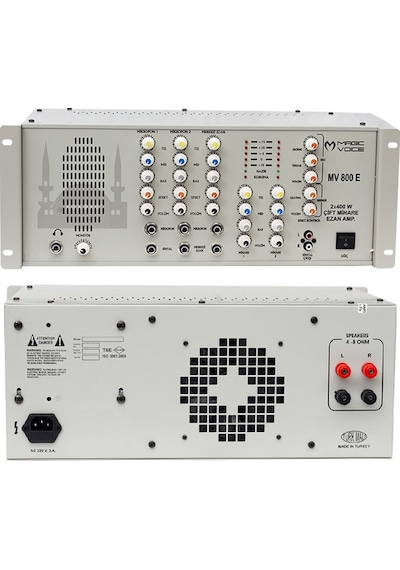Magicvoice Mv-800e Efektli 2x400 W Ezan Küp Anfi