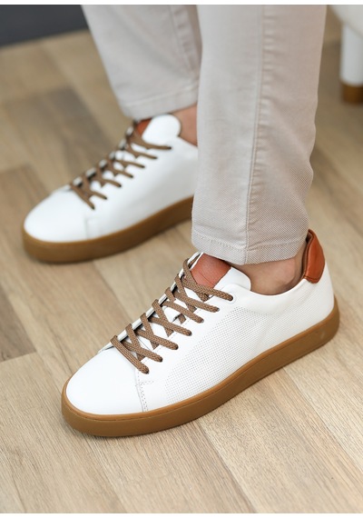 Hakiki Deri Günlük Rahat Erkek Sneaker Ayakkabı Toco5412 001