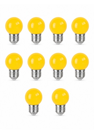 Bafra Lighting 1w Led Ampul, E27 Duy, Düşük Enerji Tüketimi Gece Lambası 10 Adet