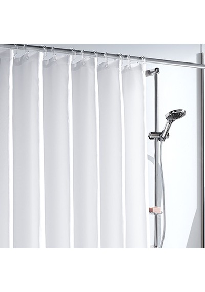 Banyo Perdesi Beyaz 2 Adet 110X200