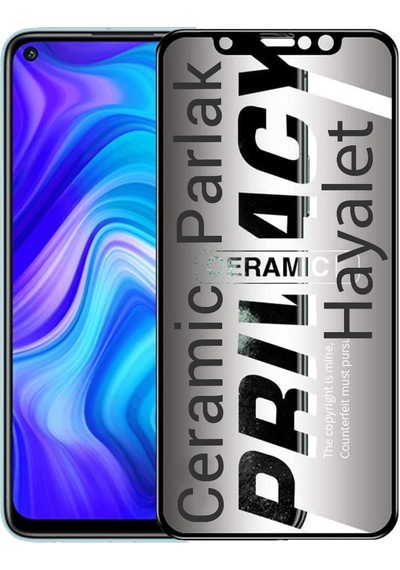 Xiaomi Redmi Note 9 Hayalet Ekran Koruyucu Parlak Seramik