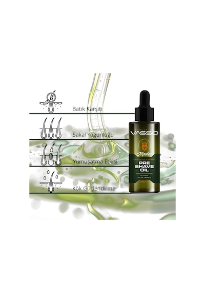 Vasso Hipster Viking Tıraş Öncesi Yağı 75ml