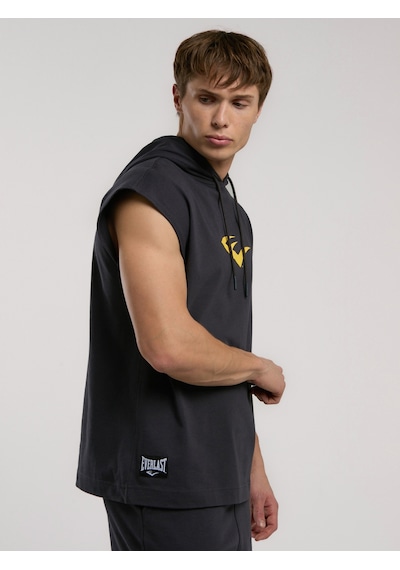 Everlast Ever Classics Oversize Füme Erkek Kolsuz Sweatshirt Füme
