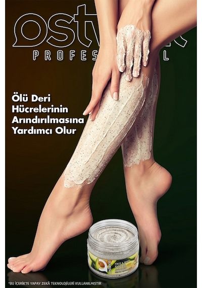 Ostwint Avakado Yüz ve Vücut Peeling 300 ML