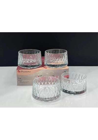 Paşabahçe 530166 Leafy Kase 4 Lü Çok Renkli