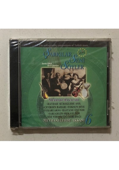Şarkılar Seni Söyler Meyhanelerde Akşam 6 Cd Orjnal Dönem Baskı Cd