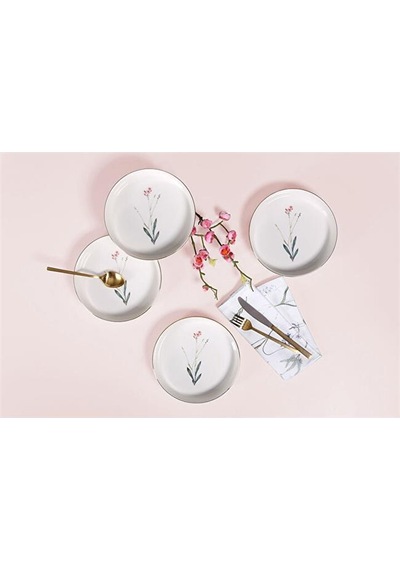 Porland Botanical 4lü Çukur Tabak Seti 19cm
